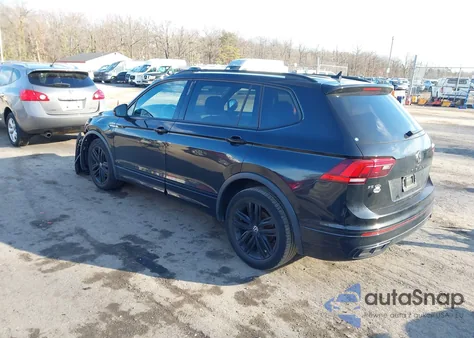 2022 Volkswagen Tiguan 2.0T Se R-Line Black из США, поврежденный, VIN 3VV8B7AX3NM003952